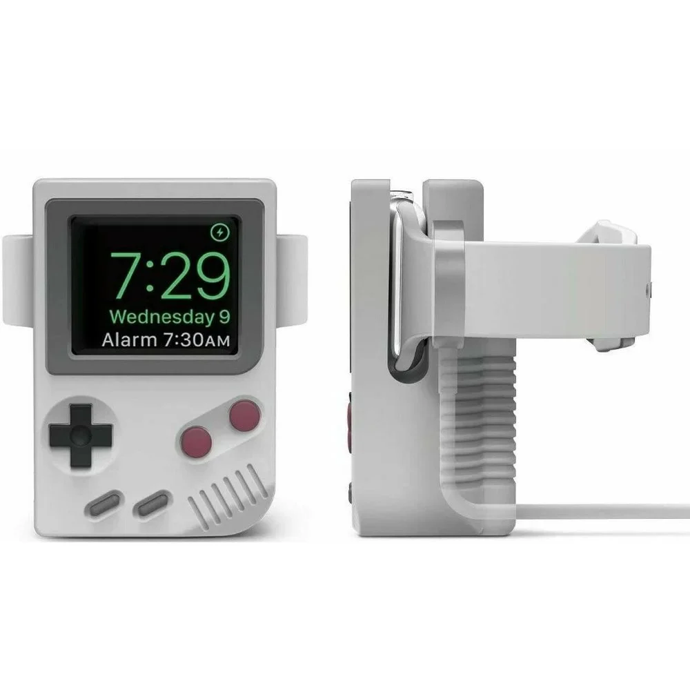 Gameboy Themed Smart Watch Stand Gray